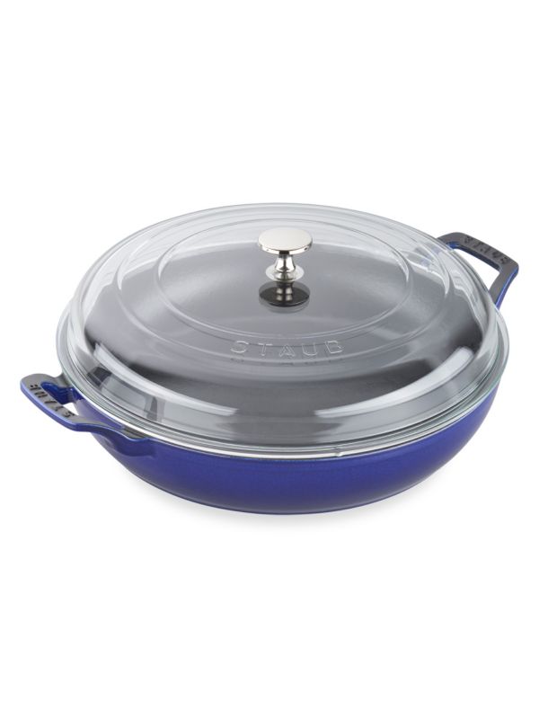 Staub 3.5-Quart Braiser with Glass Lid